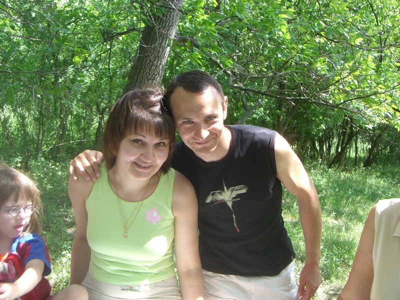 Таня  Бондур с мужем Володей